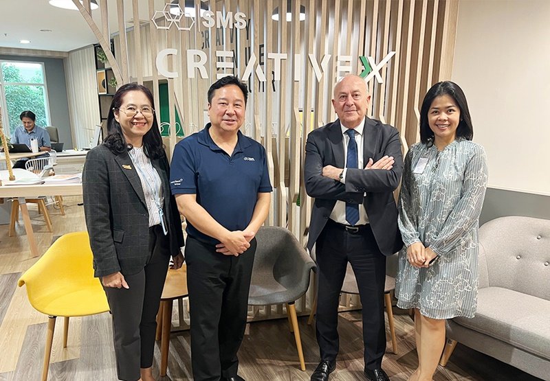 SMS Welcomes Mr. Philippe Servetti, CEO of Sophia Antipolis, to Creative X