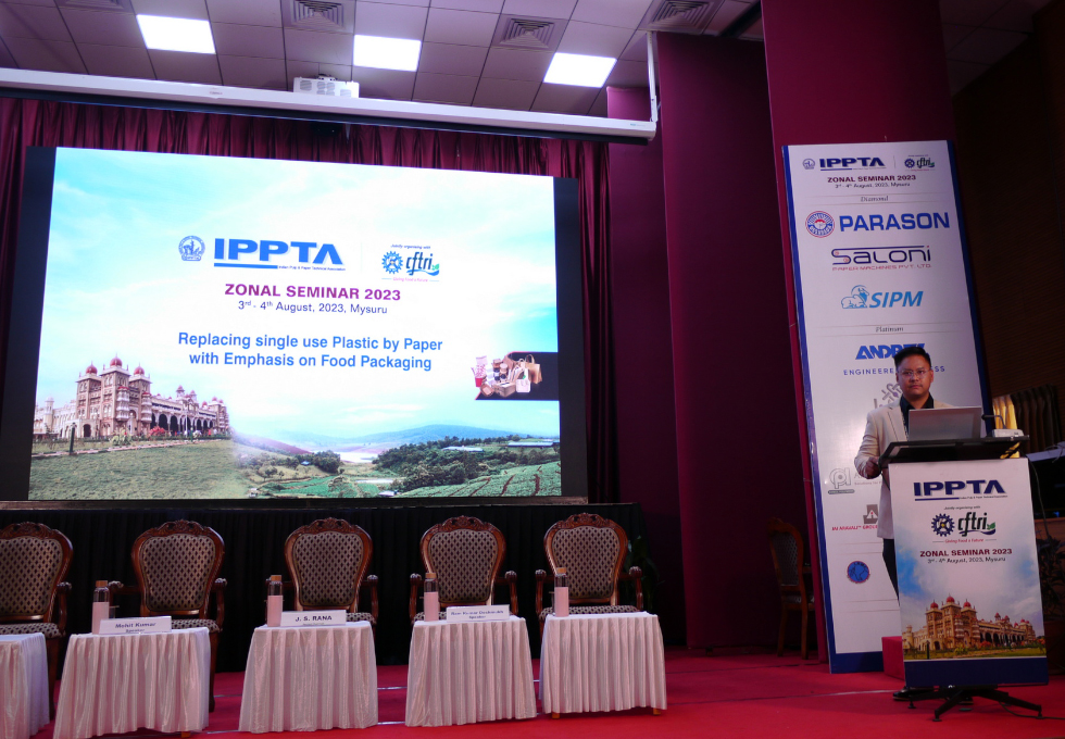 SMS Highlighted the Sustainable Solution to Replace Single-Use Plastic at IPPTA, ZONAL SEMINAR 2023 sms-underline